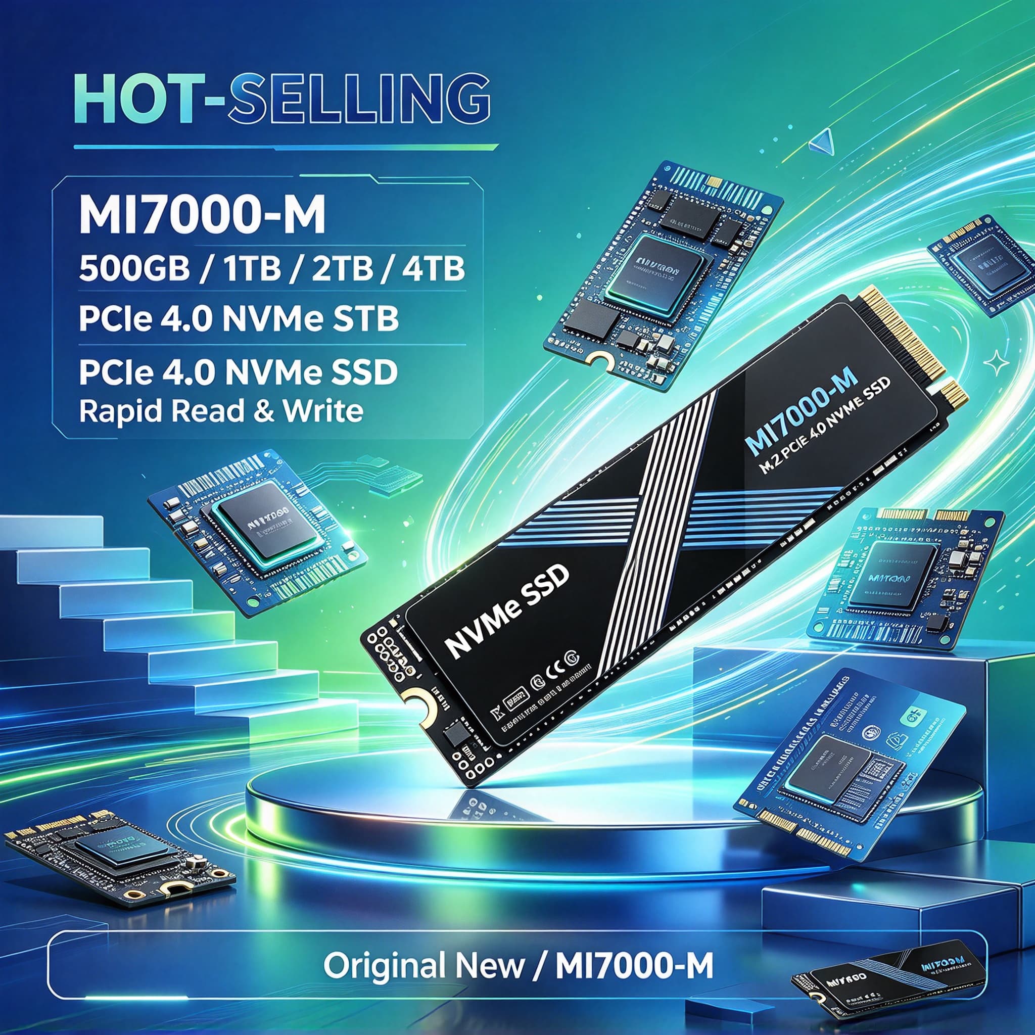 Ssd 500Gb - M.2 NVMe SSD MI7000M PCIe4 Gen4