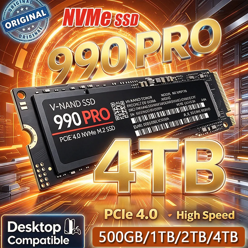 Ssd 500Gb - Оригинальный 2026 990 PRO M.2 SSD