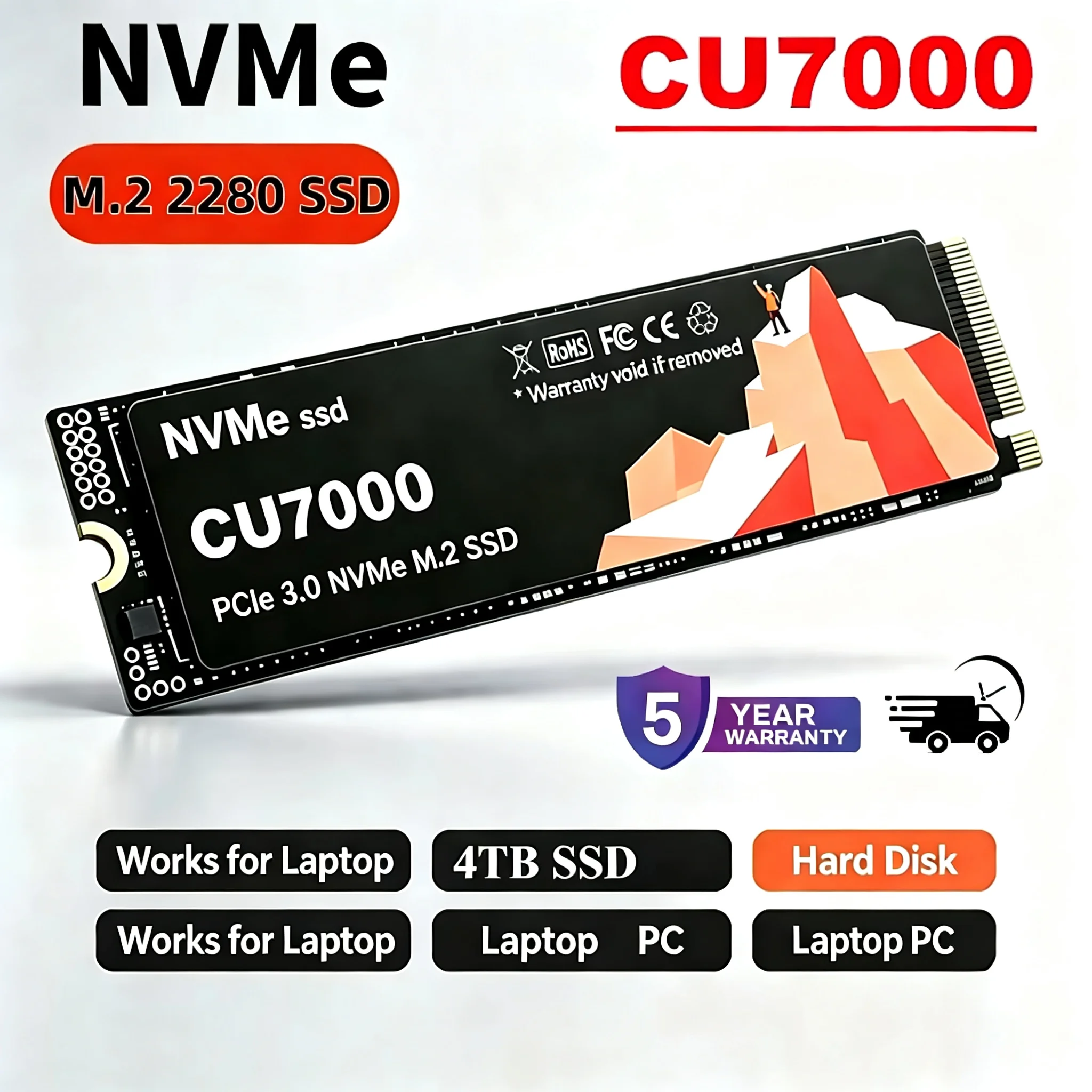 CU7000 SSD M.2 NVMe – внутренн – обзор и цена Ssd 500Gb